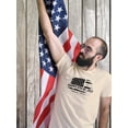 thumbnail image 2 of Happy 4Th Of July Flag T-Shirt Men -Image by Shutterstock, Male 4X-Large, 2 of 4