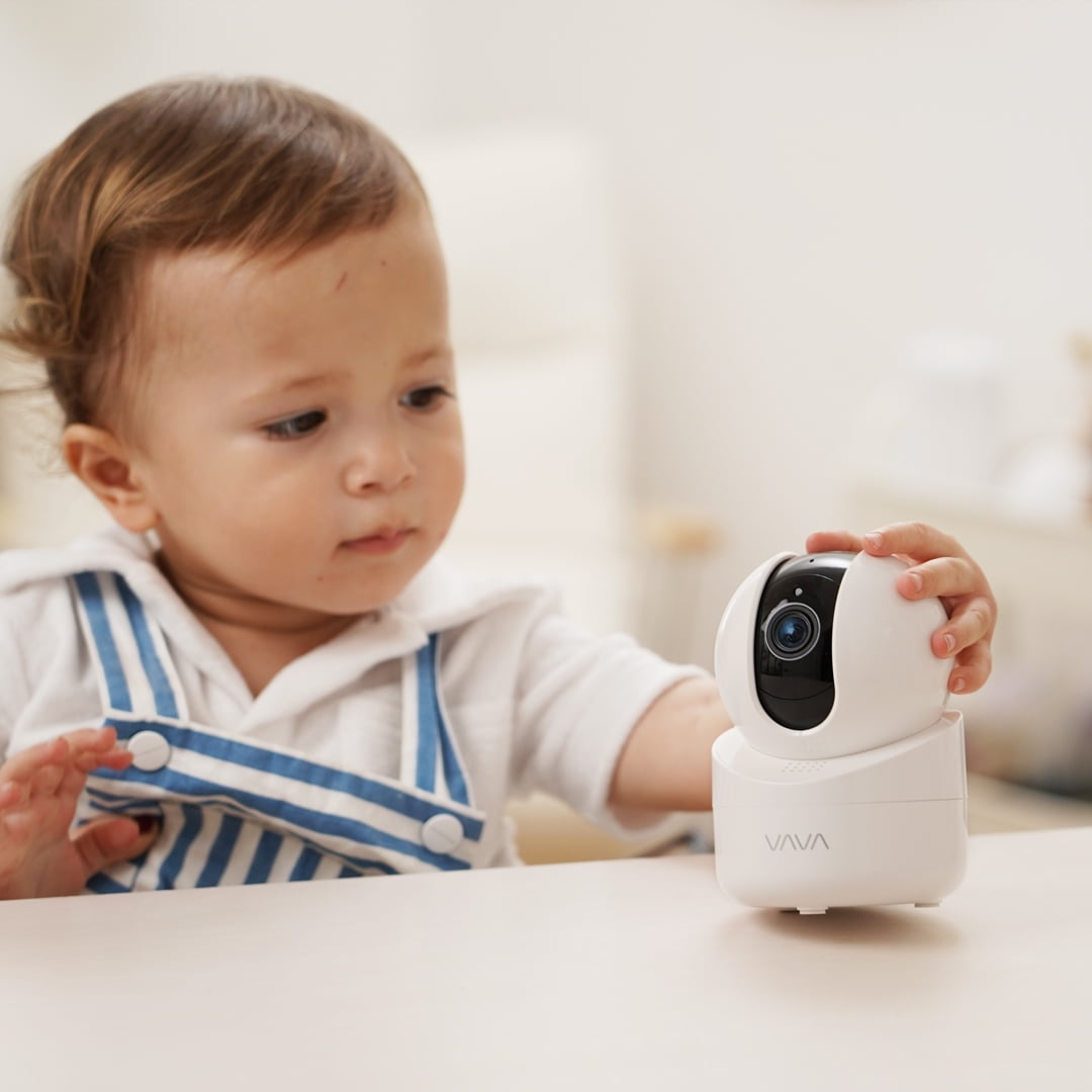 VAVA 5.5" 720P HD Video Baby Monitor with Night Vision, Zoom/Pan/Tilt, and 2-Way Audio, New