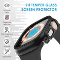 thumbnail image 4 of For Apple Watch 8 Ultra Case, Tempered Glass Protective Film & Hard PC Bumper Sets, 4 of 5