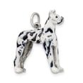 thumbnail image 5 of FB Jewels Sterling Silver Enameled Great Dane Charm, 5 of 5