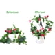 thumbnail image 2 of 2 enrejados de hierro para jardín para plantas trepadoras, enrejado pequeño a prueba de herrumbre de 13,6 pulgadas para plantas en macetas de interior, enrejado circular redondo, negro, 2 of 5