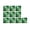 green, variant on Kitchen Decorations Wall 10Pc 3D Crystal Tile Stickers Diy Kitchen and Bathroom Decoration Self Adhesive Wall Stickers Tile Stickers Peel and Stick Wall Tiles