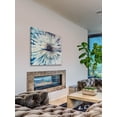 thumbnail image 5 of "White Burst Bloom" Painting Print on Wrapped Canvas, 5 of 7