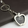 thumbnail image 3 of OPOLSKI Creative Mini Heart Square Round Oval Insert Photo Frame Rotary Keychain 6, 3 of 8