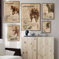 thumbnail image 5 of Vintage Horror Monster Manual Posters Gnoll Wyvern Dinosaur Canvas Painting Print Wall Art Picture Home Living Room Decoration, 5 of 5