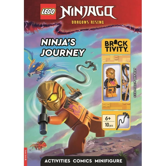 No Author LEGO® NINJAGO®: Ninja's Journey Activity Book (with Arin minifigure and a (Paperback)