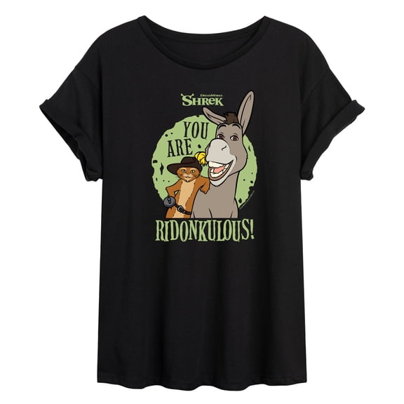Shrek - You Are Ridonkulous - Juniors Ideal Flowy Muscle T-Shirt