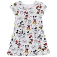 thumbnail image 2 of Vestido de skater Disney Mickey Mouse Minnie Mouse Girl 3T gris, 2 of 7