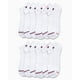 thumbnail image 2 of Calcetines No Show Tommy Hilfiger para mujer, paquete de 12, blancos, tallas 4-10, 2 of 6