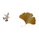 thumbnail image 5 of Figura de de resina, estatua de , escultura, adorno de mesa, escultura de pared de hierro forjado, arte de ginkgo, adecuado para regalar,, 5 of 8