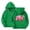Green, variant on GiLiling Teen Girls Cute Pullover Hoodie Kids Floral Graphic Hooded Sweatshirt Trendy Fall Sweater Preppy Jacket (Light Yellow, 9-10 Years)