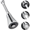 thumbnail image 1 of Fregadero de cocina con ahorro de agua, pulverizador de grifo aireador, grifo giratorio de 360 ​​grados, accesorios incluidos, configuración de 3 modos, grifo presurizado Sincero Electrónica, 1 of 5
