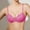 4-Hot Pink, variant on YWDJ Bras for Women Plus Size Lounge Bras No Wires Comfortable Bras Adjustable Straps Half Cup Push up Hollow Bras Padded Lace Comfy Bras Wrap Solid Sleep Bras Purple 36