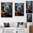 thumbnail image 4 of Designart "Winter Serenity Blue Bird Beauty III" Animals Canvas Wall Art - Traditional Blue Bird Hallway Wall Art Decor, 4 of 6