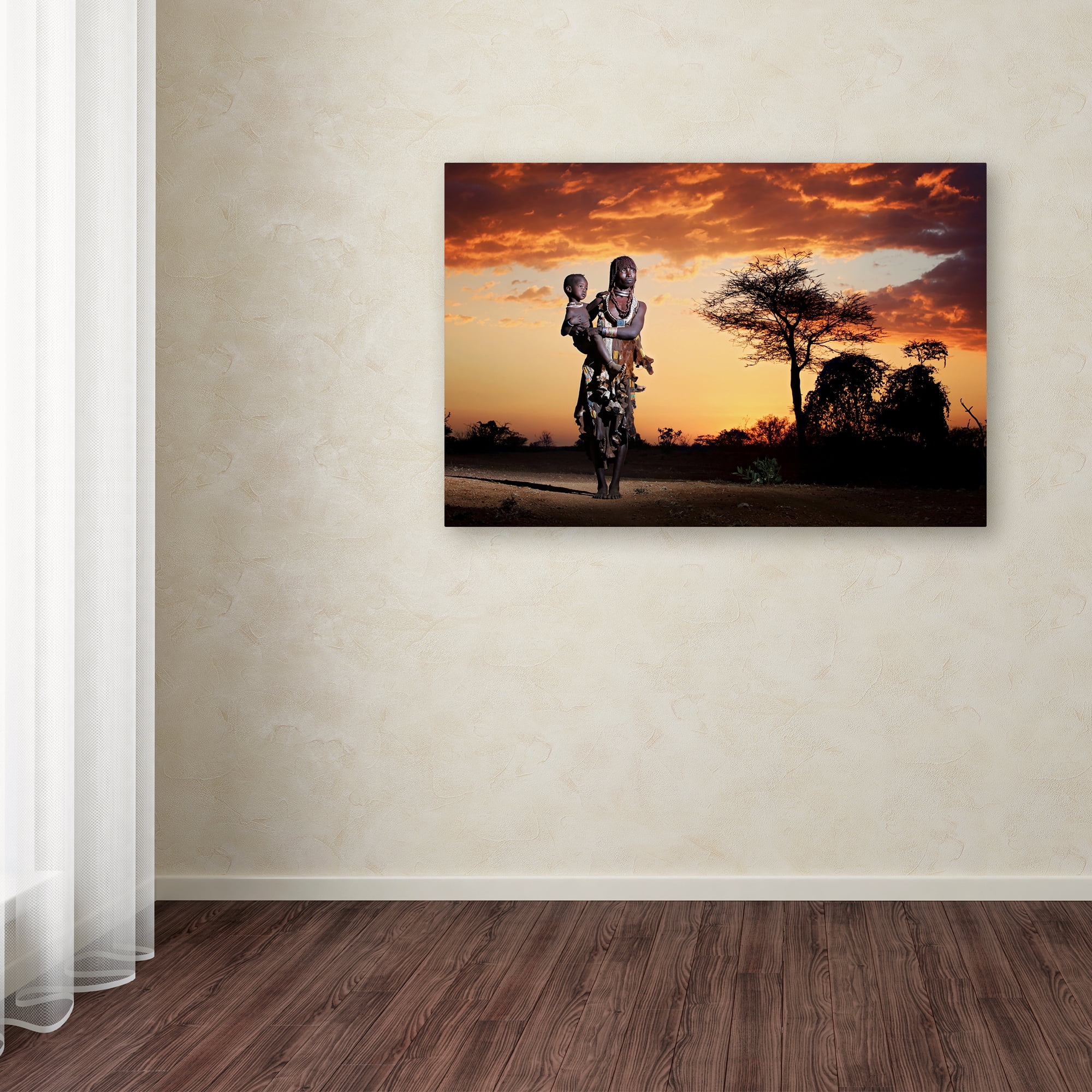 Trademark Fine Art 'Mother And Child' Canvas Art by Vedran Vidak