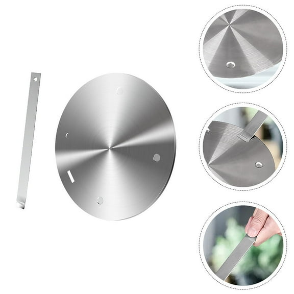 COSMOBETTY Induction Thermal Guide Plate 24X0.8Inch Stainless Steel for Cooking Utensils 1Pcs