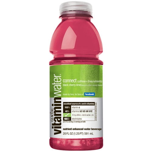 Vitamin Water Black CherryLime Water Beverage, 20 Fl. Oz. Walmart