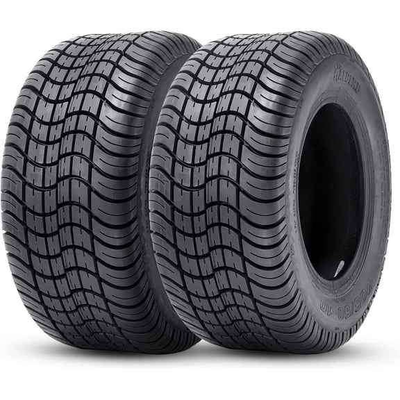 HALBERD 205/50-10 Golf Cart Tires 205x50-10 High Land Ratio Pattern 4PLY Tires for Golf Cart Set of 2