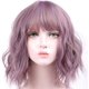 thumbnail image 1 of Chica moda pelo corto y rizado bob flequillo peluca, 1 of 5