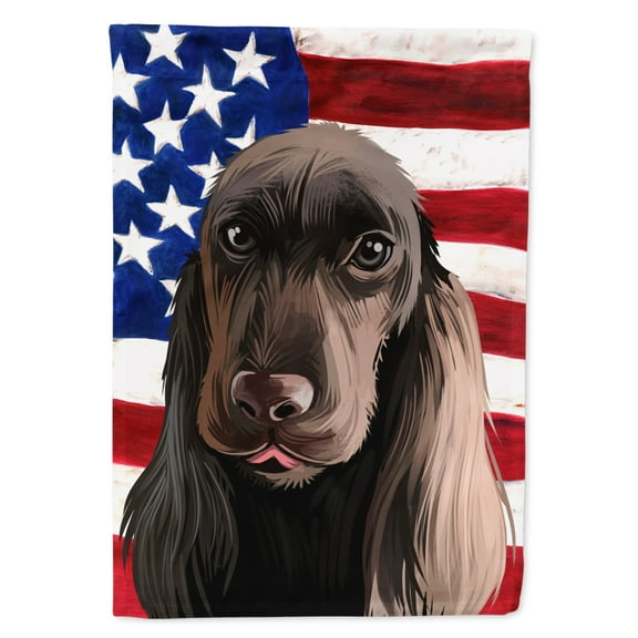 Carolines Treasures CK6521GF Field Spaniel Dog American Garden Size Outdoor-Flags, Multicolor