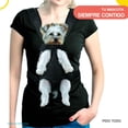 thumbnail image 4 of Bolsa Cangurera Transportadora Poli Pets para Mascota Mediana gris 6.49 pulg, 4 of 6