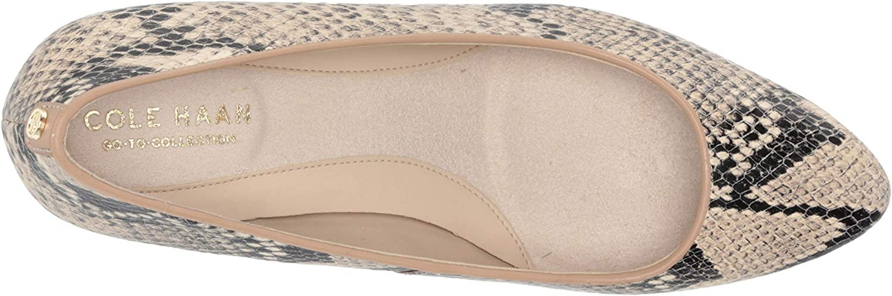 セール*Cole Haan The Go-To 60mm Snake Round Toe Wedge Pumps Cole Haan Womens The GoTo 60Mm Snake Round Toe Wedge Pumps