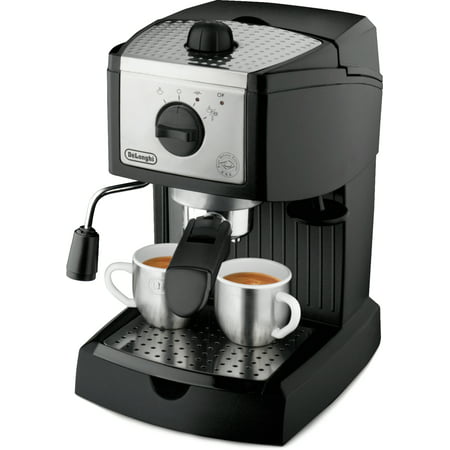 DeLonghi Black and Silver Pump Driven Espresso and Cappuccino
