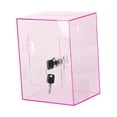 thumbnail image 3 of WeiLaiKeQi Acrylic Money Saving Box Lockable Removable Piggy Bank for Teens Kids Office pink, 3 of 9