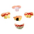 thumbnail image 1 of 5 piezas de dientes de ciervo divertidos para bromas de Halloween, 1 of 4