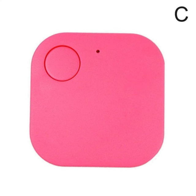 Mini Tracking Device Tag Key Child Finder Pet Tracker Location Bluetooth Tracker Smart Tracker Vehicle Anti-Lost Pink