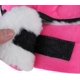 thumbnail image 4 of SZTXJ PINK Cute Children's Chapka with Panda Pattern Thick Winter Hat Ski Snowboard Beanie Plush Chapka Ear Flap Trapper Russian Beanie for Cyclists S, 4 of 5