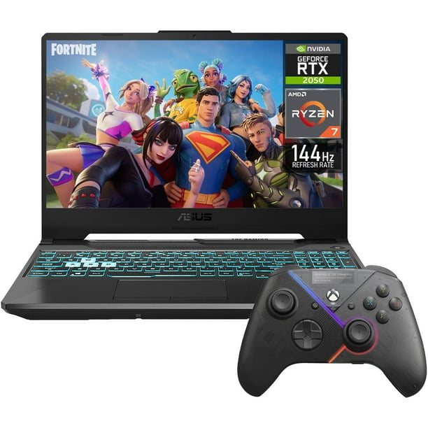 Laptop Gamer ASUS TUF Gaming A15 NVIDIA GeForce RTX 2050 AMD Ryzen 7 7435HS 16GB RAM 512GB SSD Windows 11 Home Teclado en Ingles + Control Raikiri