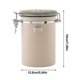 thumbnail image 5 of Stainless Steel Airtight Coffee Container Storage Canister Set Coffee Jar Canister With Scoop For Coffee Beans Tea 1.8l, 5 of 5