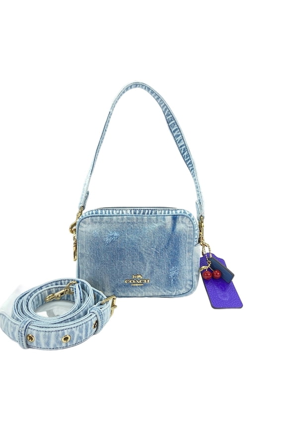 Pre-Owned Coach Mini Carry 2-Way Shoulder Bag, Blue