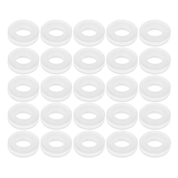 Hytrove 50Ud Almohadillas Circulares Para De Aretes Transparentes Material Silicona