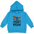 thumbnail image 2 of Inktastic Rescue Pet Animal Adopt a New Friend Toddler Hoodie, 2 of 4