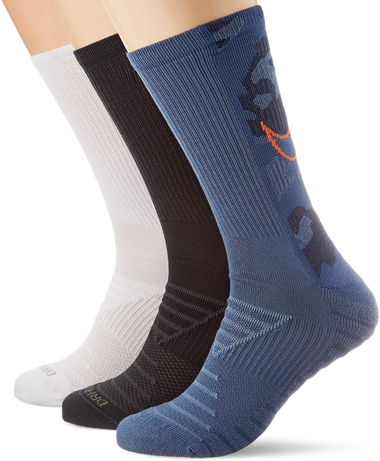 Nike Everyday Max Cushioned Crew Socks 3 pack Camo - Walmart.com ...