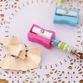 thumbnail image 4 of CIMAXIC 72pcs Handheld Plastic Pencil Sharpener Mini Manual Colorful Pencil Sharpener(Random Color),0.98"X0.59"X0.59", 4 of 4