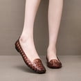 thumbnail image 5 of yanyinfootwear Women's Shoes Waterproof Jelly, Square Toe, Brown, 36, 5 of 5