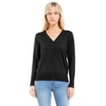thumbnail image 5 of MixMatchy Women's Soft Basic Long Sleeve Button Down Classic V-Neck Knit Cardigan Sweater, 5 of 7
