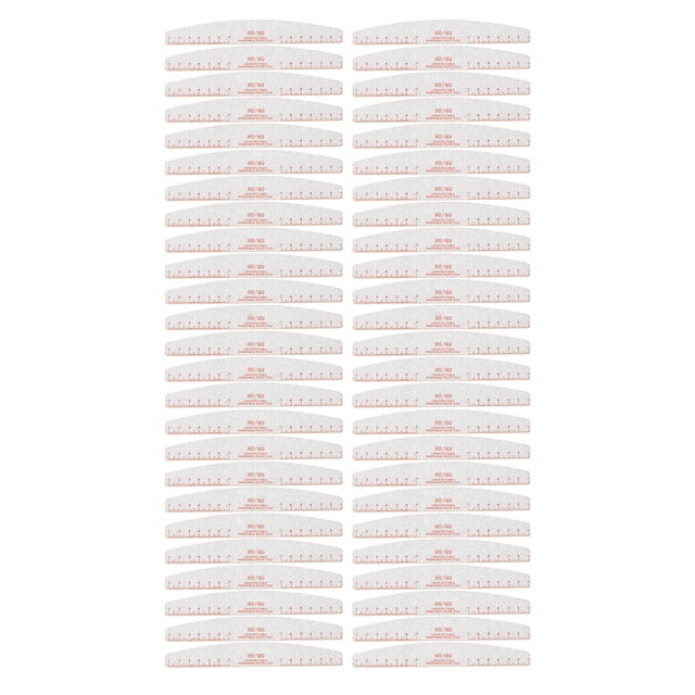 80/80 Archivos de Unas de, Manicura de Unas Lavable reutilizable Curvado Fuerte Preciso Para Unas Acrílicas Extensiones de Clavijas de Gel