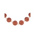 thumbnail image 2 of CTM Circle Stone Beaded Concho Gold Chain Belt Adjustable (Women), 2 of 3
