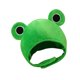 thumbnail image 4 of Gorro de felpa novedoso Fernando de rana para adultos Cosplay verde, 4 of 8
