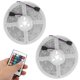thumbnail image 3 of Tira de luz LED RGB 5050 de 300 LED con control remoto BuyWeek iluminación ambiental, 3 of 12