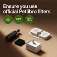 thumbnail image 4 of Petlibro Replacement Filters for Dockstream & Dockstream 2 Cat Water Fountains, Compatible with PLWF105/PLWF115/WF106/WF116, 8-Pack White Filters, 4-Month Supply for Ultra Quiet Pet Water Fountain, 4 of 6
