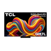 TCL 55” QM7L Series SQD-Mini LED QLED Smart Google TV (NEW 2026) - TCL Deep Color System with Super QLED, Up to LD2100 Precise Dimming Series, Up to HDR3000 Peak Nits, Bang & Olufsen Audio - 55QM7L