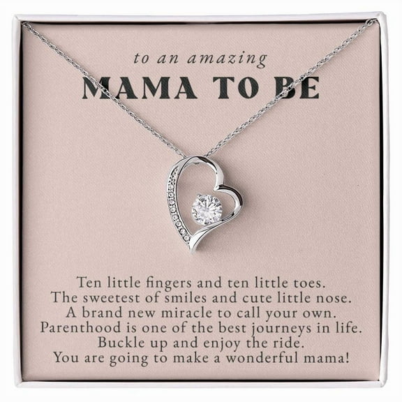 Blush Mama To Be Necklace Forever Love Necklace Standard Box