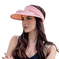 thumbnail image 3 of Rechargeable Fan Sun Hat for Women Wide Brim Empty Top Outdoor Summer Cap, 3 of 9