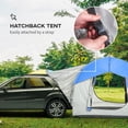 thumbnail image 3 of Outsunny Car Camping Tent with 3 Doors, 2000mm Waterproof, Gray and Blue, 3 of 9