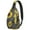 Silver-1, variant on Sunflower and Bee Design Crossbody Bag Vintage Floral Shoulder Backpack Anti-Theft & Versatile for Hikers, Bikers, Travelers